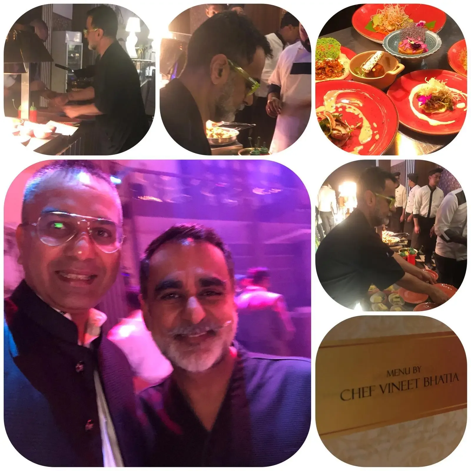 With Chef Vineet Bhatia